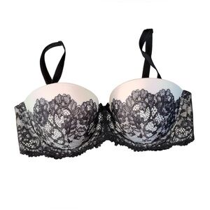 Victoria’s Secret Dream Angels Lace Bra | 34D | Elegant Black Lingerie | NWOT